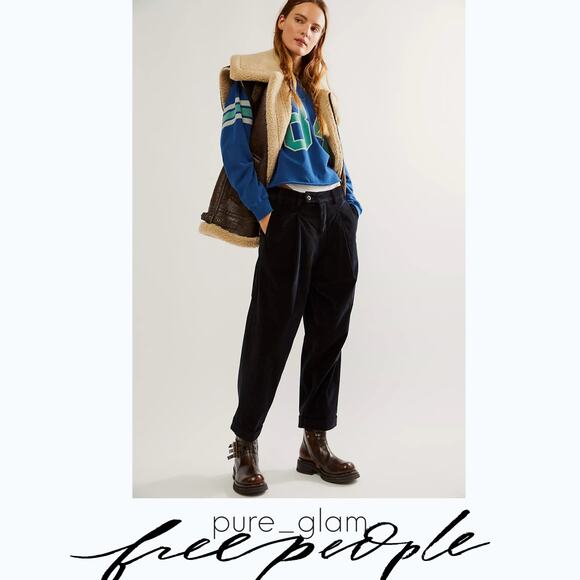 Free People velvet pants - Picture 2 of 5